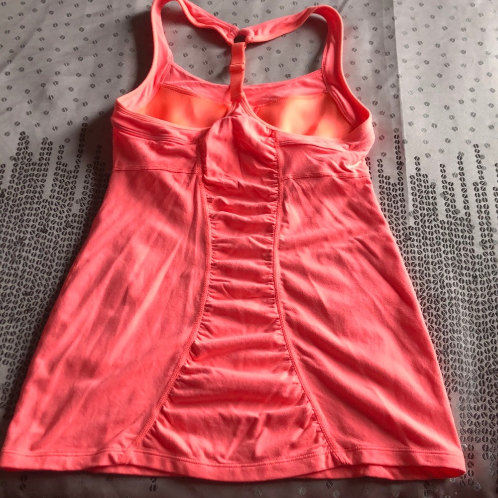 Athleta Peace of Mind Bra Inset Cami Light Coral - Picture 7 of 8